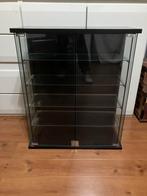 2x Lage Vitrinekastjes met glasplaatjes, Huis en Inrichting, Kasten | Vitrinekasten, Ophalen, Glas, 50 tot 100 cm, Minder dan 25 cm