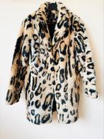 Rino & Pelle winterjas bontjas faux fur panterprint maat S, Maat 38/40 (M), Bruin, Ophalen of Verzenden, Zo goed als nieuw