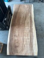 Suar Houten Tafelblad 280x104-120x8cm, Huis en Inrichting, Tafels | Eettafels, Ophalen, 100 tot 150 cm, 200 cm of meer, Zo goed als nieuw