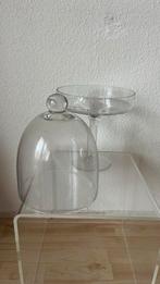 Glazen stolp / taarthouder, Ophalen of Verzenden, Zo goed als nieuw