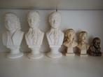 Verzameling Borstbeelden van componisten, Antiek en Kunst, Kunst | Beelden en Houtsnijwerken, Ophalen of Verzenden