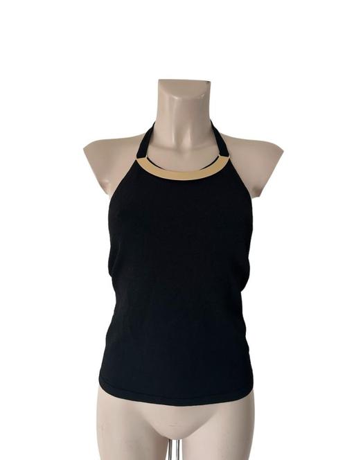 D.Exterior top XS, Kleding | Dames, Tops, Zo goed als nieuw, Maat 34 (XS) of kleiner, Zwart, Zonder mouw, Ophalen of Verzenden
