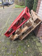3 goede Europallets, Doe-het-zelf en Verbouw, Hout en Planken, Ophalen, Gebruikt, 50 mm of meer, Pallet