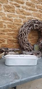 Frans aluminium  lange vispan pocheerpan, Ophalen of Verzenden, Zo goed als nieuw, Rvs