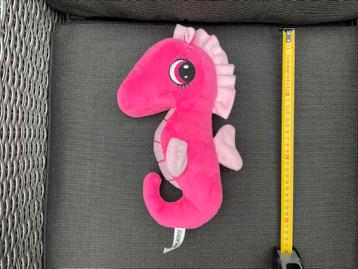 Nieuw zgan roze zeepaardje knuffel 30cm beschikbaar voor biedingen