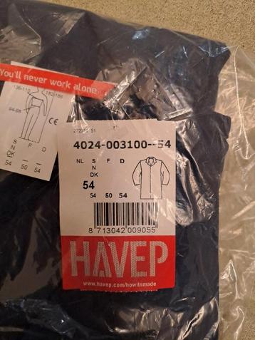 Nieuwe Havep Werkjas/Stofjas Maat 54 Donkerblauw beschikbaar voor biedingen