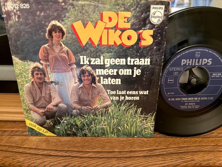 De Wiko's Single - Ik Zal Geen Traan Meer Om Je Laten, Cd's en Dvd's, Vinyl Singles, Zo goed als nieuw, Single, Nederlandstalig