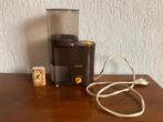 vintage Philips bruin koffiebonenmaler met oranje knopjes, Ophalen of Verzenden, Gebruikt