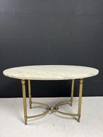 Vintage marmeren bijzettafel, Overige materialen, Gebruikt, Niet ingevuld, Ophalen of Verzenden