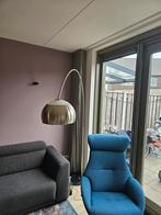 Booglamp met marmeren voet, Huis en Inrichting, Ophalen, 200 cm of meer, Zo goed als nieuw, Metaal