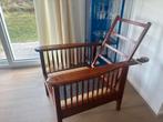 Houten fauteuil - Grange, Huis en Inrichting, Fauteuils, Ophalen, Zo goed als nieuw, 50 tot 75 cm