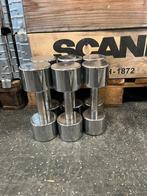 Chrome dumbbells dumbell set 7-8-9 kg gewichten, Dumbbell, Gebruikt, Ophalen of Verzenden, 7-8-9 kg