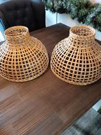 2 Ikea lampenkappen., Huis en Inrichting, Lampen | Lampenkappen, Ophalen of Verzenden, Zo goed als nieuw, Rond, Minder dan 25 cm