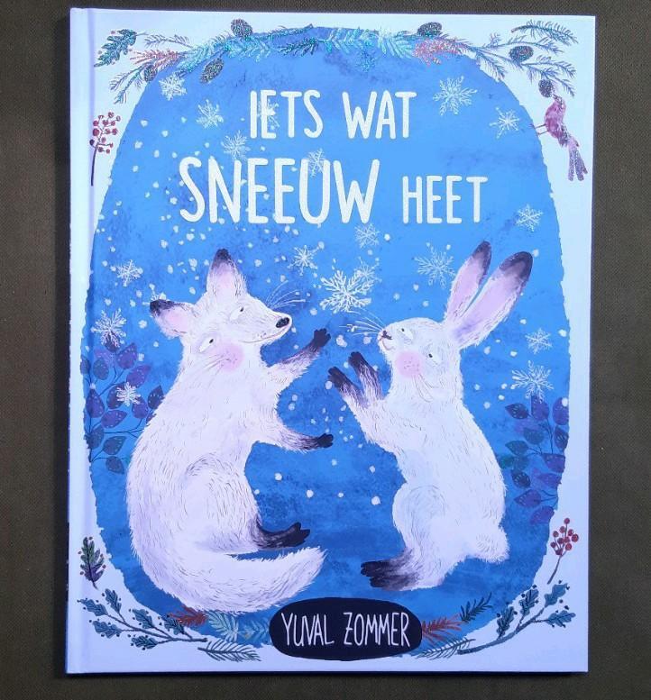 Yuval Zommer - Iets wat sneeuw heet, Boeken, Prentenboeken en Plaatjesalbums, Zo goed als nieuw, Prentenboek, Ophalen of Verzenden