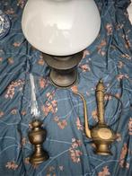 Olielamp en thee kan., Antiek en Kunst, Ophalen