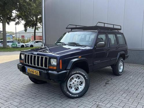 Jeep Cherokee 2.5i S 4x4 Nette Auto Vol Jaar Apk, Auto's, Jeep, Bedrijf, Te koop, Cherokee, 4x4, Airbags, Airconditioning, Alarm