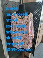 Dun zomers tuniek  laura torelli mt 44, Kleding | Dames, Grote Maten, Blouse of Tuniek, Ophalen of Verzenden, Zo goed als nieuw