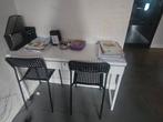 Tekentafel met stoelen, Ophalen, Zo goed als nieuw