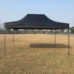 Easy-Up Marktkraam Verkoopstand Partytent Vouwtent Zwart, Tuin en Terras, Partytenten, Ophalen of Verzenden, Nieuw, Minder dan 5 meter