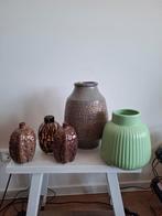 Selectie aan vazen, Huis en Inrichting, Woonaccessoires | Vazen, Overige kleuren, Ophalen of Verzenden, Minder dan 50 cm, Glas