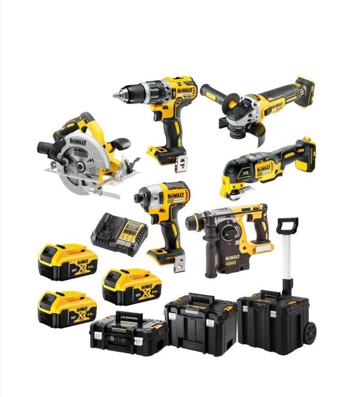 DeWalt set New, Doe-het-zelf en Verbouw, Gereedschap | Boormachines, Zo goed als nieuw, Ophalen of Verzenden