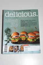 Delicious 2016 tijdschrift incl. Kerst nummer, Ophalen of Verzenden, Zo goed als nieuw, Damesbladen