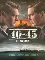 Musical 40-45 Programma Brochure, Ophalen of Verzenden, Zo goed als nieuw, Folder