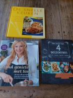 Kookboeken 3 stuks., Overige typen, Ophalen of Verzenden, Zo goed als nieuw, Overige gebieden