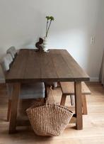 Tafel en bijpassend bankje, Ophalen, 50 tot 100 cm, Landelijk, 150 tot 200 cm