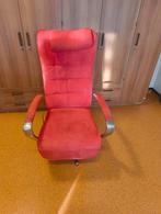 Unieke vintage fauteuil in opvallend rood, perfect voor lief, Ophalen, 100 tot 125 cm, Zo goed als nieuw, Stof