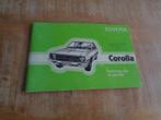 Toyota Corolla Type 3 - Handleiding Instructieboek - NL Boek, Ophalen of Verzenden