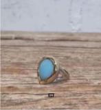 Tirisi Moda - Prachtige ring maat 55 - Goud en Zilver, Sieraden, Tassen en Uiterlijk, Ringen, 20 of groter, Ophalen of Verzenden