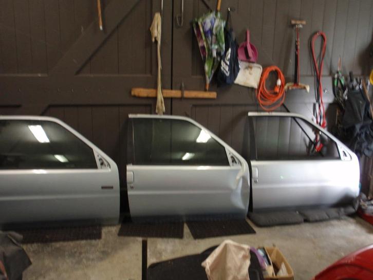 Deuren rechts en links, Peugeot 106., Auto-onderdelen, Carrosserie en Plaatwerk, Deur, Peugeot, Voor, Links, Rechts, Gebruikt