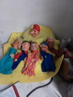 14550) zjan Klaassen en katrijn  oude poppen set  poppenkast, Antiek en Kunst, Antiek | Speelgoed, Ophalen of Verzenden