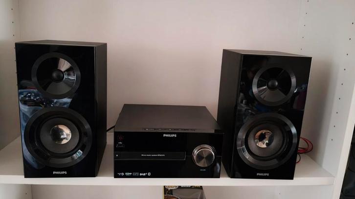 Philips Microset BTB2570 - Compact en Krachtig, Audio, Tv en Foto, Stereo-sets, Gebruikt, Cd-speler, Tuner of Radio, Speakers
