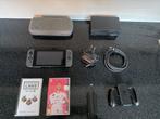 Nintendo Switch v2 | Krasvrij | Compleet | Spellen en Meer, Switch 2019 Upgrade, Met 2 controllers, Ophalen of Verzenden, Zo goed als nieuw