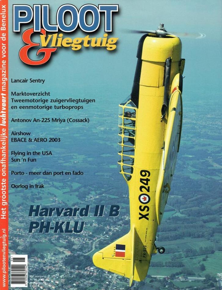 Piloot & Vliegtuig 2003 nr. 6 (o.a. Antonov An-225 Mriya), Boeken, Vervoer en Transport, Gelezen, Vliegtuig, Verzenden