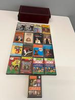 Koffertje met 16 cassettebandjes Ned. Humor & Cabaret., 2 t/m 25 bandjes, Ophalen of Verzenden, Zo goed als nieuw, Origineel