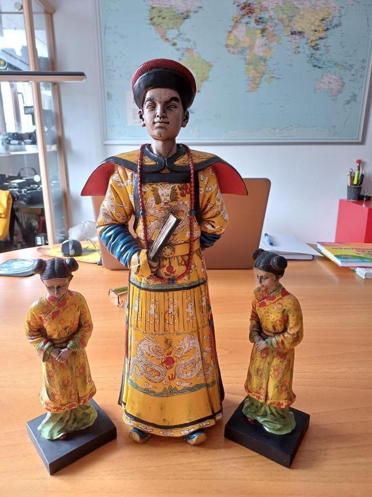 Beeld Gele Keizer van China, Antiek en Kunst, Kunst | Niet-Westerse kunst, Ophalen