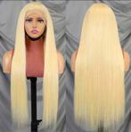 18 inch blond pruik / wig 100% menselijke haar, Ophalen of Verzenden, Nieuw, Pruik of Haarverlenging