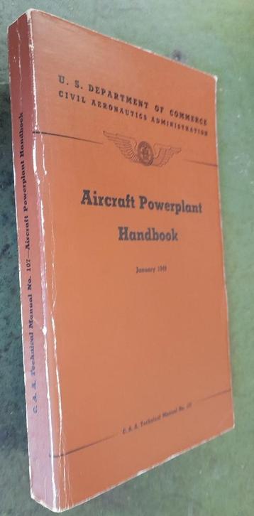 Aircraft Powerplant Handbook - Technical Manual 107 beschikbaar voor biedingen