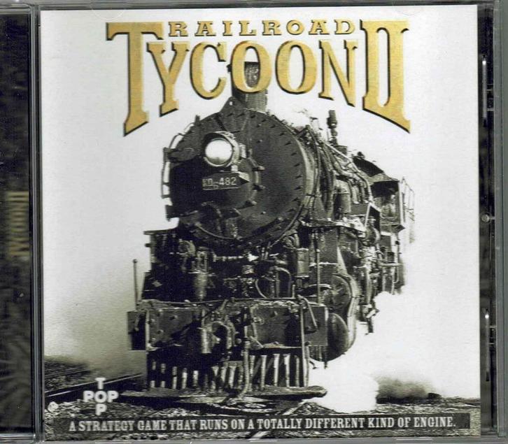 Vintage CD-rom computerspel Railroad Tycoon II uit 1998, Spelcomputers en Games, Games | Pc, Gebruikt, Simulatie, 1 speler, Vanaf 16 jaar
