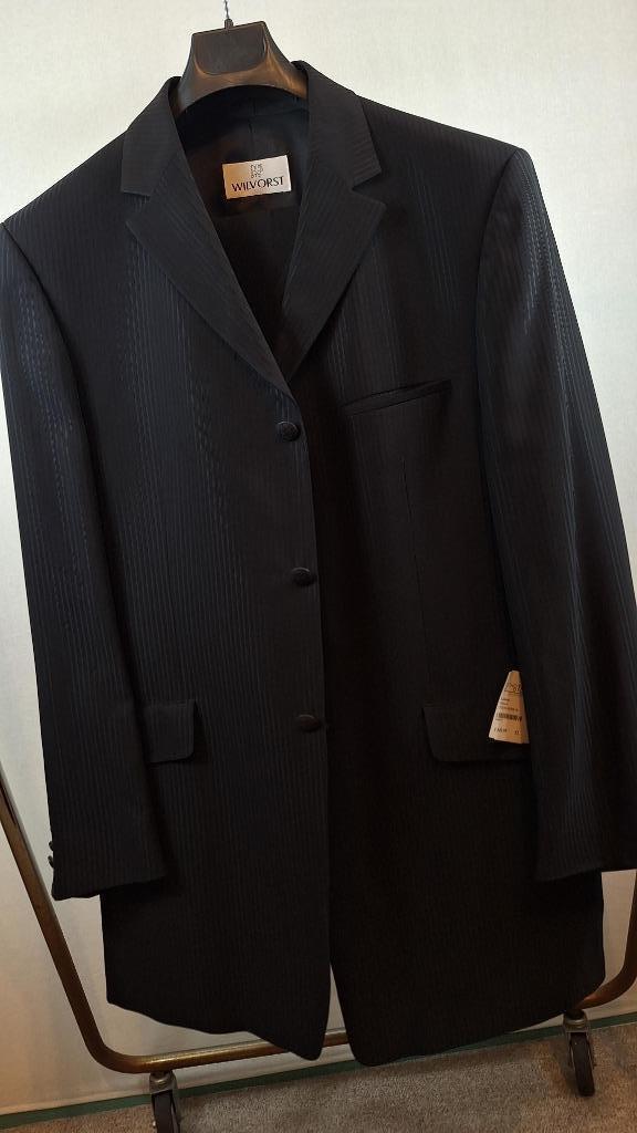 Nieuw zwart trouwkostuum maat 52 (15), Kleding | Heren, Trouwkleding en Trouwaccessoires, Nieuw, Trouwpak, Zwart, Ophalen of Verzenden