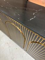 Dressoir Les Arc Brass en Marmer van Richmond Interiors, Ophalen, ., Nieuw, Richmond