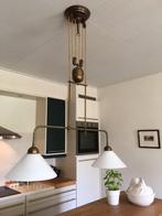 Vintage hanglamp met contragewicht, Huis en Inrichting, Lampen | Hanglampen, Gebruikt, Landelijk, Ophalen, 75 cm of meer