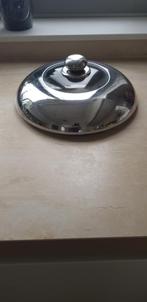 Pannen deksel, Ophalen of Verzenden, Zo goed als nieuw, Rvs, Pannenset