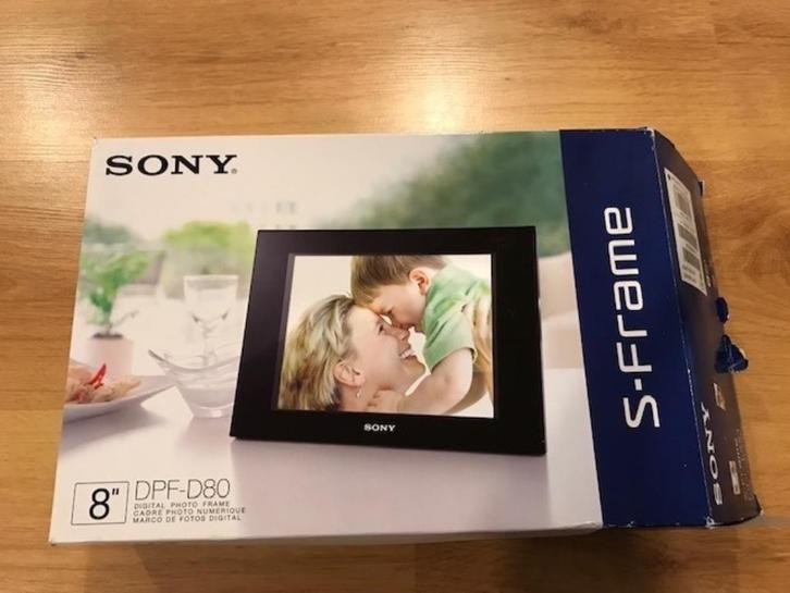 Sony DPF-D80 8-Inch LCD Digital Photo Frame (Zwart), Audio, Tv en Foto, Fotografie | Fotolijsten, Zo goed als nieuw, Ophalen of Verzenden