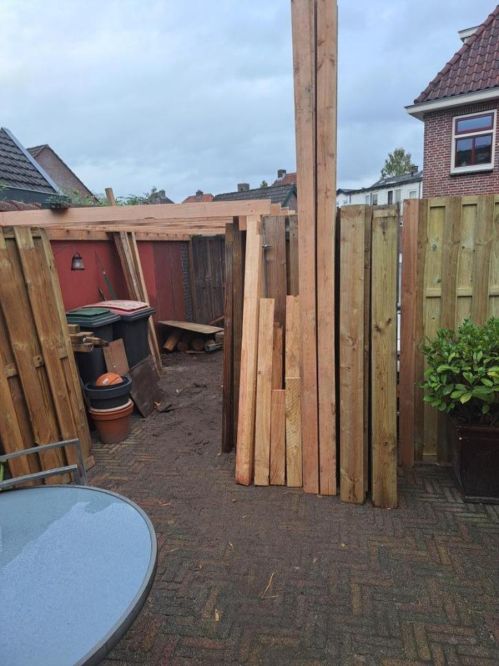 balken en planken, Doe-het-zelf en Verbouw, Hout en Planken, Nieuw, Balk, Grenen, 250 tot 300 cm, 50 mm of meer, Ophalen