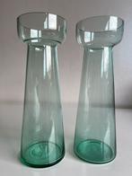 Vintage Set 2 RIMAC Baarn Bollen~Hyacinthglas Turquoise 60s, Ophalen of Verzenden