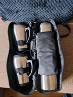 Meeneemsetje thermosfles met 2 bekers, Huis en Inrichting, Ophalen of Verzenden, Zo goed als nieuw